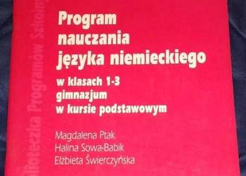 Program nauczania języka niemieckiego w klasach 1-3 gimnazju