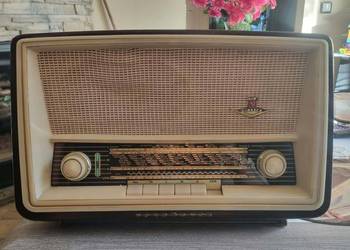 Radio lampowe Nordmende Elektra Hi-Fi 62 magiczne oko FM Made in Germany 19