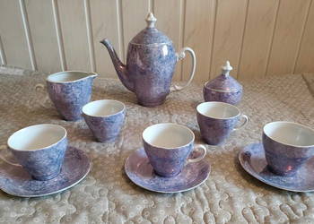 Porcelanowy serwis kawowy Włocławek PRL