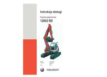 NEUSON 12002 RD, instrukcja dtr wysyłka !