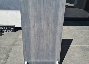 PŁYTKA gres MINOS NERO BLACK MAT NATURA 45X90 GAT 1