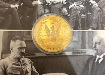 Złota moneta powstanie Warszawskie