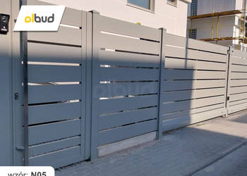 Ogrodzenia aluminiowe nowoczesne wzory, montaż Szczecin [N05]
