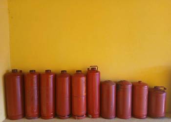 Zbiornik metalowy pusty 12 l - do przerobienia