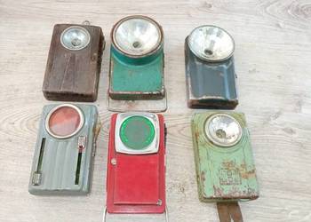 Latarka sygnałowa prl  zestaw