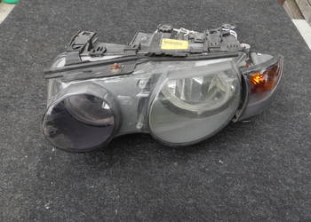 REFLEKTOR LAMPA LEWA PRAWA PRZÓD BMW 3 E46 COMPACT EUROPA RING KOMPLET