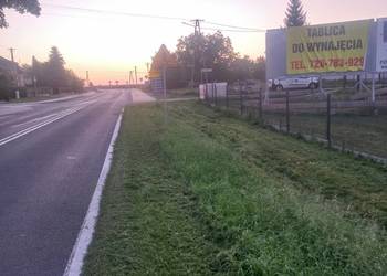 reklama bilbord do wynajęcia 2,5 metra na 6 metrów przy drodze wojewódzkiej