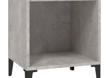 Szafka nocna szarość betonu 40x35x50 cm WM-821882