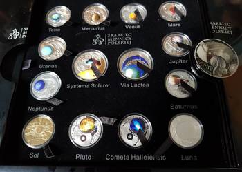 Srebrna kolekcja numizmatów Systema Solare (Układ Słoneczny) Srebrna kolekcja numizmatów Systema Solare (Układ Słoneczny)
