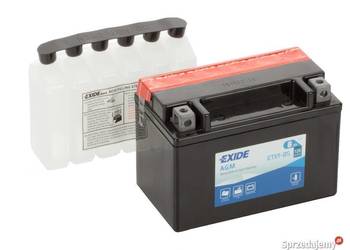 Akumulator motocyklowy 12V 8Ah 120A EN EXIDE ETX9-BS YTX9-BS