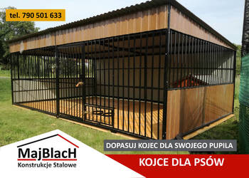 Zabudowany Kojec dla Psa - Różne Kojce dla Psów – Maj-Blach
