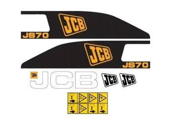 Naklejki oklejenie naklejka - JCB JS70 Zamiennik