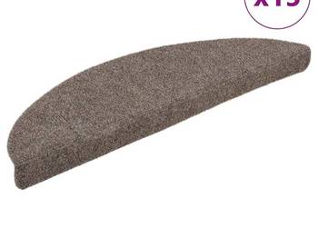 vidaXL Maty na schody samoprzylepne 15 szt. 56x17x3 cm (SKU:322354)