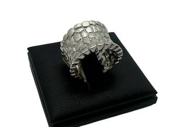 Srebrny pierścionek próby 925 - 8,36g Rozmiar 14