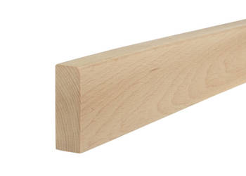 Listwa Podłogowa Schodowa BUKOWA  Lita