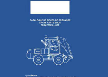 Mecalac 12 MXT instrukcja obsługi, katalog części + dodatek