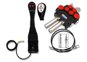 ROZDZIELACZ 80L 2 SEK ZATRZASK JOYSTICK 2P TURA [8491]