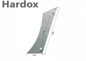 Pierś HARDOX 415308/L EG części do pługa BRIX