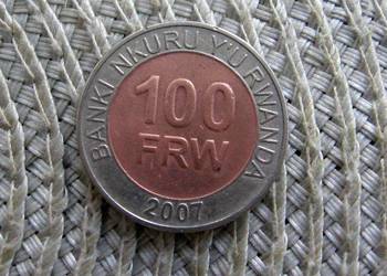 Rwanda 100 Franków 2007r