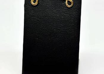 Złote kolczyki pr 585 0,78g Sztyft, Nieskończoność