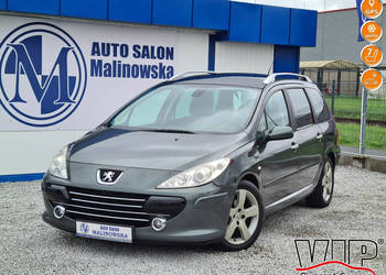 Peugeot 307 SW 7-Osbowy SzklanyDach Klimatronik Półskóry Sensory Tempomat …