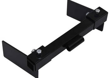Adapter do pługu śnieżnego montowanego do kosiarki czarny WM-146893