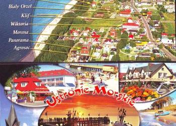 Kart. Poczt. Ustronie Morskie - widoki **  1997  2szt