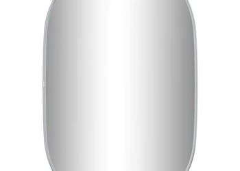 Lustro ścienne srebrne 60x40 cm WM-348212