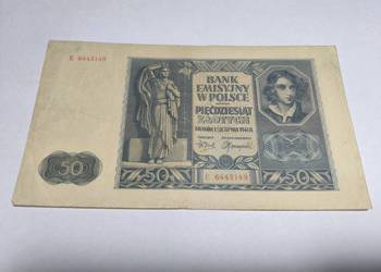 Banknot 50 zł 1941 rok seria E