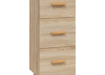 Szafka dąb sonoma 345x34x90 cm materiał drewnopochodny WM-812342