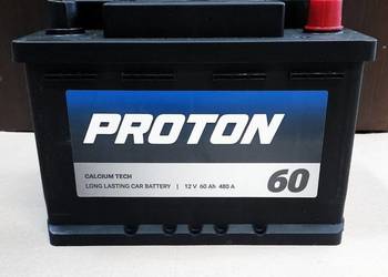 Akumulator 60Ah 480A PROTON EN PRAWY PLUS niski