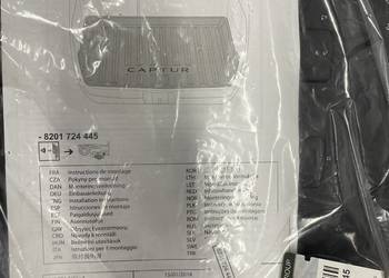 Mata do bagażnika Renault OE guma 8201724445