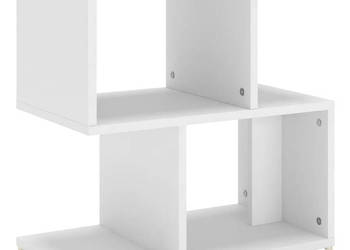 Szafka nocna biała 50x30x515 cm materiał drewnopochodny WM-806364