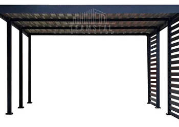 Carport PREMIUM - Wiata samochodowa 4x5m dodatkowa zabudowa TS1227