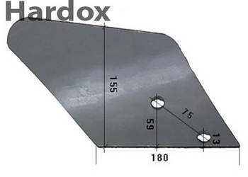 Odkładnia przedpłużka HARDOX 4022101/P części do pługa NAUD