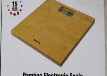 Prezent - waga łazienkowa elektroniczna bambusowa - nowa