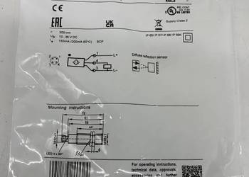 IFM OGH303 Czujnik dyfuzyjny