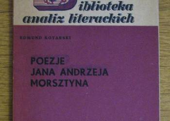 Edmund Kotarski - Poezje Jana Andrzeja Morsztyna