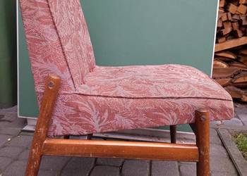 Stary fotel Celia typ 300-227 Zamojskie Fabryki Mebli PRL vintage