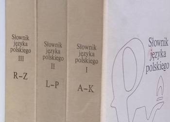 Słownik języka polskiego PWN tom I, II, III