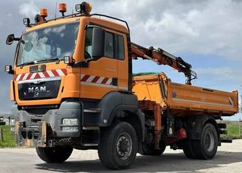 Uzywana Wywrotka 4x4 z dzwigiem MAN TGS 18.320