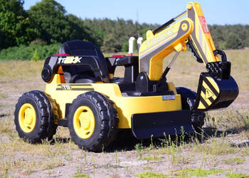 Autko na akumulator WIELKA KOPARKA PILOT dla dzieci pojazd zabawka