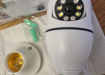 Kamera do monitoringu WiFi pod gniazdo E27 (żarówkowe)