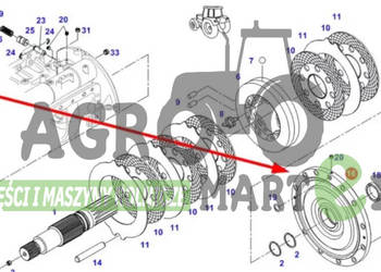 716151150060 PŁYTKA HAMULCOWA AGCO