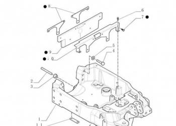 New Holland T6010 Wspornik 84179062