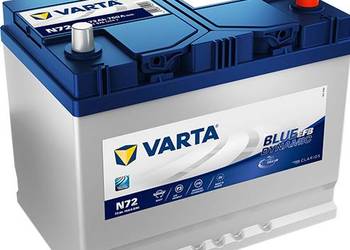 Akumulator 72Ah 760A VARTA Blue Dynamic EFB N72 /  JAPAN P+