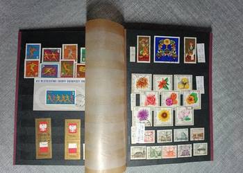 Znaczki pocztowe polskie z lat 1964 do 1988 wraz z klaserami