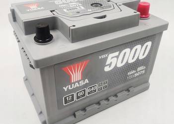 Akumulator 60Ah 640A  Yuasa Silver 12V Prawy Plus