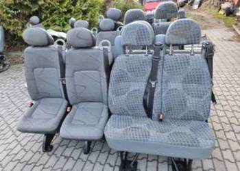 Ford Tranzit Fotele Kanapy Przod Tył pojedyncze podwójne MK7