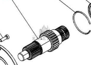 Massey Ferguson 7718S 7718 S 1804A DYNA 6 Wał Wejściowy Przekładni Skrzyni…